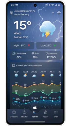 Thời Tiết: Dự Báo & Radar screenshot