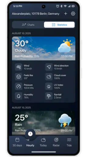Thời Tiết: Dự Báo & Radar screenshot