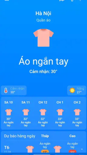 Thời tiết, Dự báo: Weather Sky screenshot
