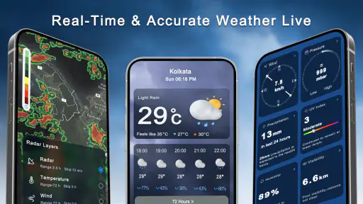 Thời tiết - Radar lượng mưa screenshot