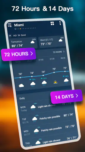 Thời tiết: Thời tiết chính xác screenshot