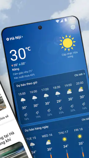 Thời tiết Tin tức - Radar screenshot