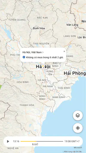 Thời tiết trên MSN-D.báo screenshot