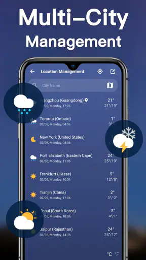 Thời tiết - ứng dụng thời tiết screenshot