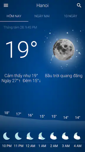 Thời tiết Việt Nam screenshot