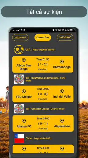 Thống kê bóng đá trực tiếp screenshot