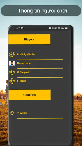 Thống kê bóng đá trực tiếp screenshot
