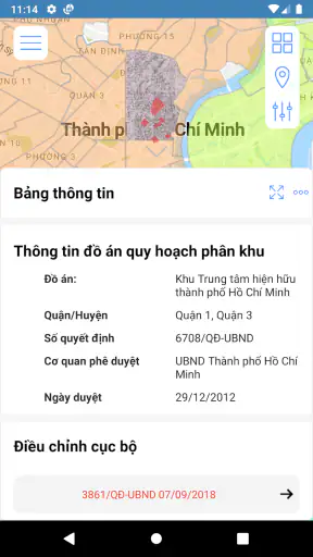 Thông tin quy hoạch TP.HCM screenshot