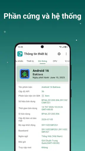 Thông tin thiết bị screenshot
