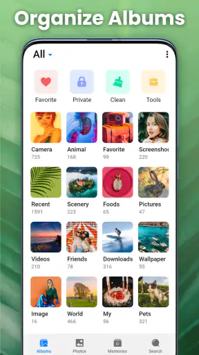 Thư viện ảnh - Album, Vault screenshot