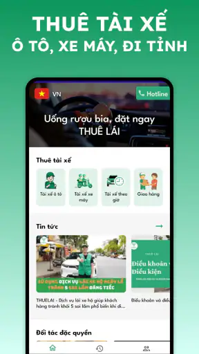 THUELAI - Thuê tài xế lái hộ screenshot