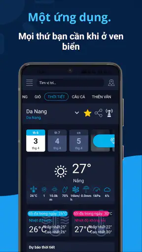 Thủy triều & thời tiết biển screenshot