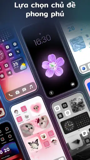 Tiện ích màu, Chủ đề: iWidgets screenshot
