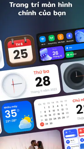 Tiện ích màu, Chủ đề: iWidgets screenshot