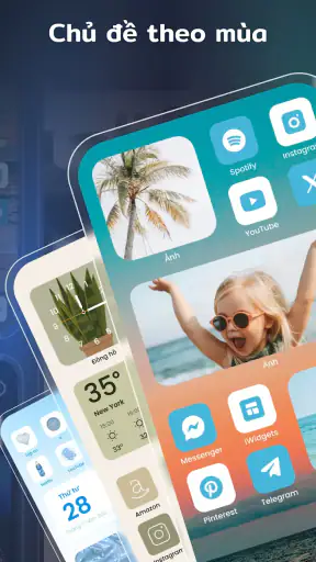 Tiện ích màu, Chủ đề: iWidgets screenshot