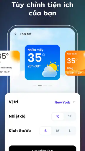 Tiện ích màu, Chủ đề: iWidgets screenshot
