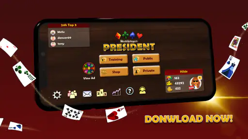 Tiến Lên - President Online screenshot