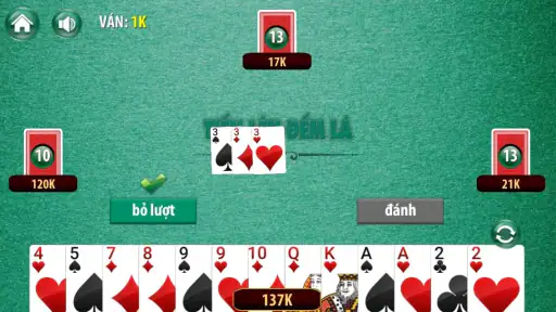 Tiến Lên - Tien Len Dem La screenshot