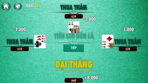 Tiến Lên - Tien Len Dem La screenshot