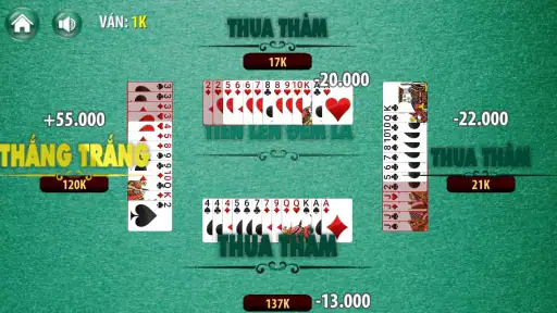 Tiến Lên - Tien Len Dem La screenshot