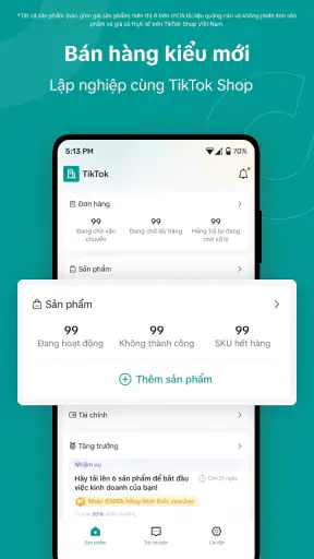 TikTok Shop Seller Center screenshot