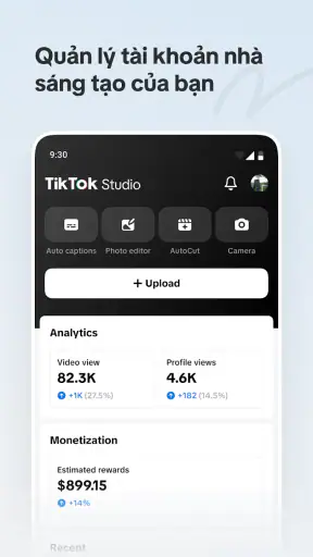 TikTok Studio screenshot