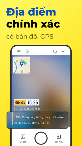 Timemark-chụp ảnh ngày giờ screenshot