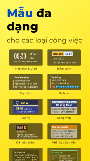 Timemark-chụp ảnh ngày giờ screenshot