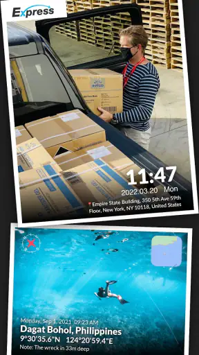 Timestamp Camera, Auto GPS Cam screenshot