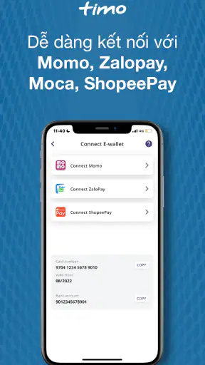 Timo - Ngân hàng số by BVBank screenshot
