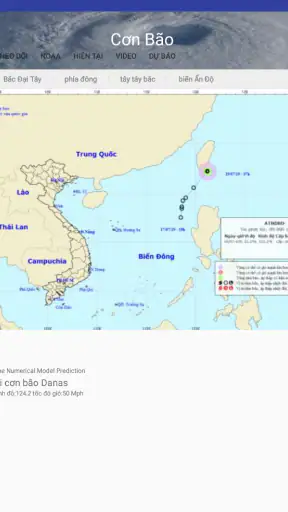 Tin bão mới nhất-dự báo đường screenshot