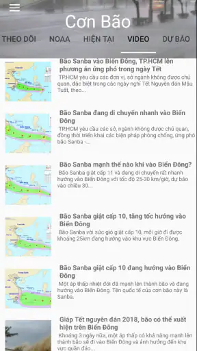 Tin bão mới nhất-dự báo đường screenshot