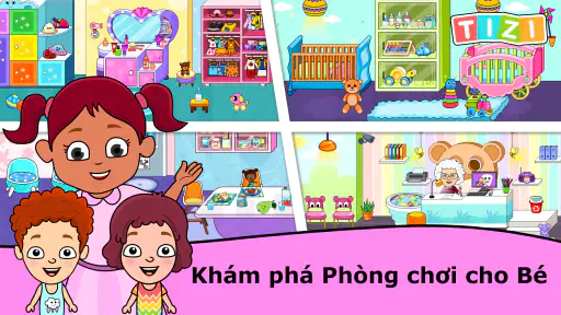 Tizi nhà trẻ - trò chơi trẻ em screenshot