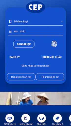Tổ chức tài chính vi mô CEP screenshot