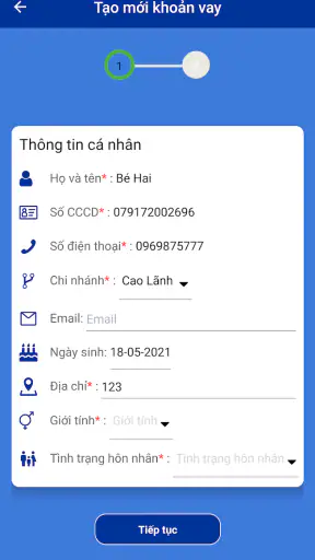 Tổ chức tài chính vi mô CEP screenshot
