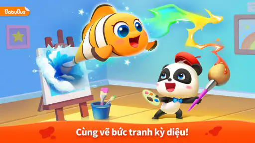 Tô Màu Trẻ Em Gấu Trúc Nhỏ screenshot