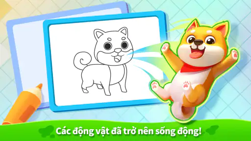 Tô Màu Trẻ Em Gấu Trúc Nhỏ screenshot