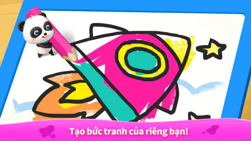 Tô Màu Trẻ Em Gấu Trúc Nhỏ screenshot