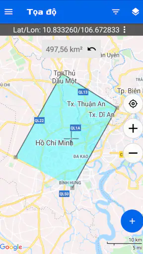 Tọa độ GPS: Vĩ độ & Kinh độ screenshot