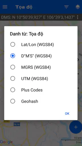 Tọa độ GPS: Vĩ độ & Kinh độ screenshot
