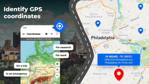 Tọa độ GPS: Vĩ độ & Kinh độ screenshot