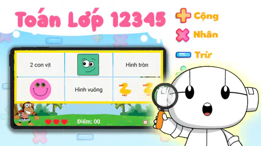 Toán Lớp 1 2 3 4 5 screenshot