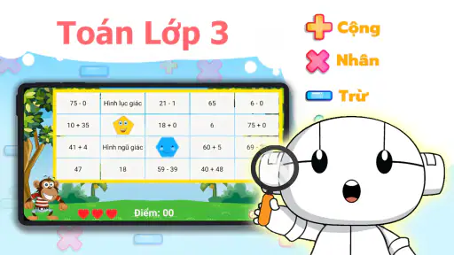 Toán Lớp 1 2 3 4 5 screenshot