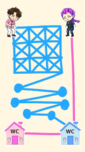 Toilet Rush Race: Draw Puzzle screenshot