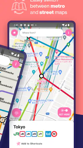Tokyo Metro Subway Map & Route screenshot
