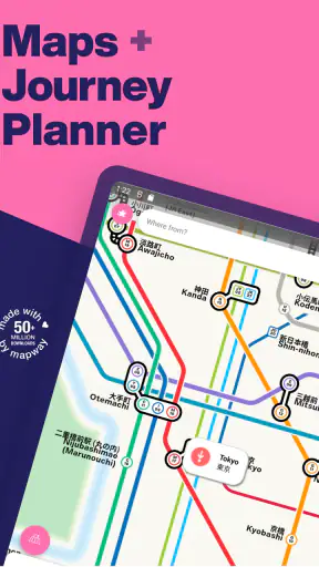 Tokyo Metro Subway Map & Route screenshot