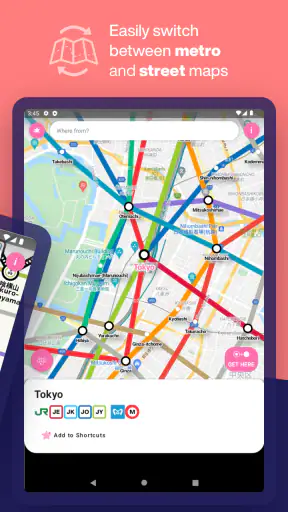 Tokyo Metro Subway Map & Route screenshot