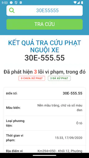 Tra cứu phạt nguội ô tô 2026 screenshot