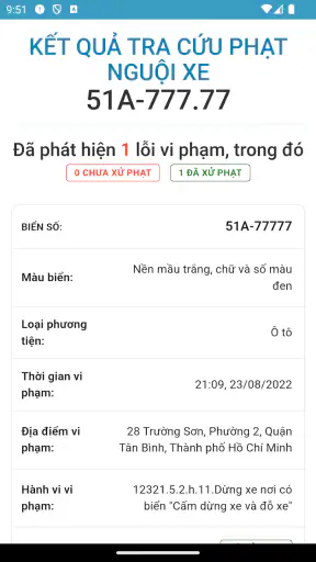 Tra cứu phạt nguội ô tô 2026 screenshot
