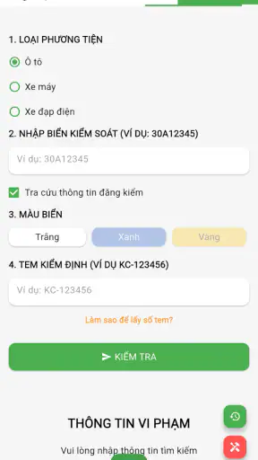 Tra Phạt Nguội - Đăng Kiểm screenshot